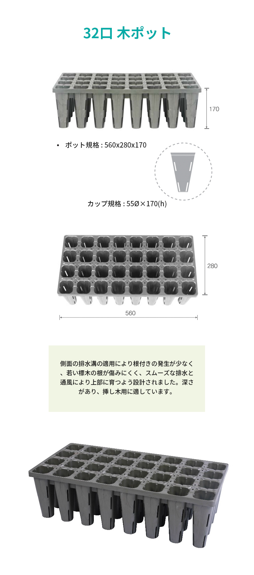 32-hole connection port